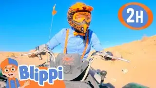 Sun Buggy fun with Blippi! | Kids Cartoons | Party Playtime!