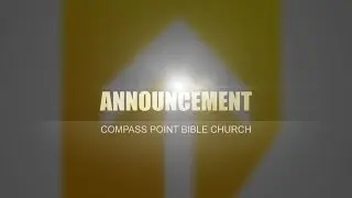 Compass Point Announcement - Worship Services