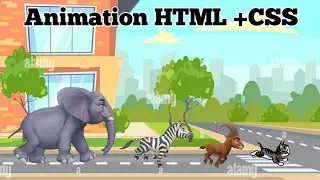 How to create a animation movie using html and css only || Animation in HTML #animation #html #viral