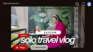 🇻🇳 Saigon Solo Travel Vlog | Cafe Apartments, Meraki Cafe & DOPE Cafe