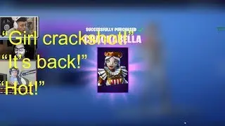 STREAMERS REACTS TO *NEW* CRACKBELLA SKIN + CRACKSHOT RETURNS (Fortnite funny and wtf moments)
