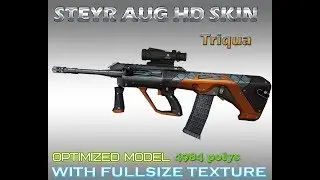 CS:GO AUG Triqua HD skin for CS 1.6