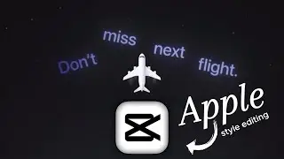 Make Apple style animations like Creatoroly In CAPCUT