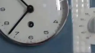 WEHRLE TOP Clock PLUS Timer Vintage Kitchen Germany Wall Mechanical!