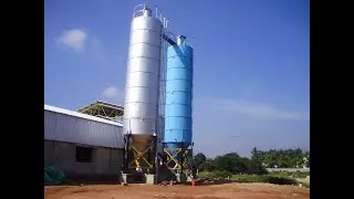 Silos for Fly Ash Brick plant, Concrete block plant, RMC, Precast, Blended Cement and Grouting Plant
