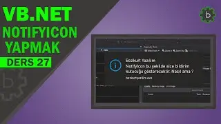 Visual Basic .Net - NOTIFYICON (VB.NET How to Use Notifyicon)