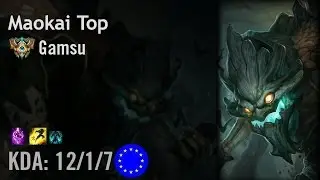 Maokai Top vs Ryze - Gamsu - EUW Challenger Patch 6.7