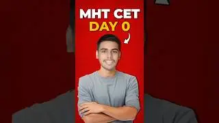 Day 0 of MHT-CET 2026 Preparation 🚀 | #mhtcet #mhtcet2026 #minivlog
