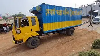 Truck unload video old ferry terminal