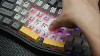 AJAZZ AKS075 Alice Ergonomic Mechanical Keyboard