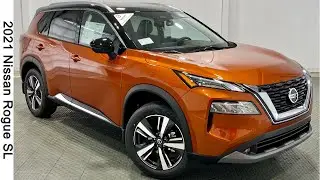 2021 Nissan Rogue SL Orange with Black Roof  #NewtonNissanGallatin #2021NissanRogue