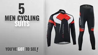 Top 10 Men Cycling Suits [2018]: Lixada Men's Cycling Clothing Set Sportswear Suit Bicycle Bike