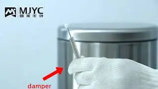 Dust bin Trash can Damper soft closing