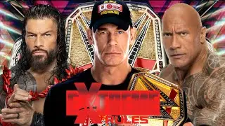 John Cena Vs. The Rock Vs. Roman Reigns - Extreme Rules (WWE Championship)
