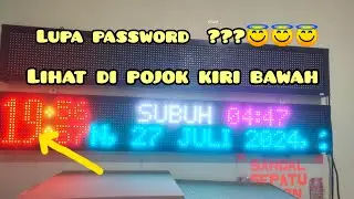 lupa password jadwal sholat digital #merapiteknik #tutorial #lupasandi
