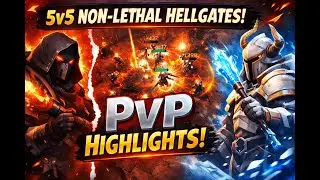 Albion Online 5v5 Non-Lethal Hellgates | PvP Highlights Day2 (Team Fights & Clutches)