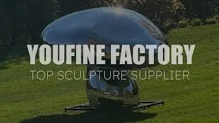 🎥 Stainless Steel Mushroom Sculpture Production Process | Perfect Mirror Polished Surface