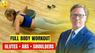 Women's Full Body Sculpting Workout | Chest, Glutes, Abs & Core Focus