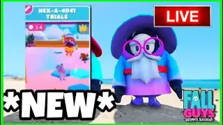 🔴 GETTING EASY CROWNS IN HEX-A-4041 TRIALS AND FASHION SHOW | FALL GUYS | SEASON 6 HALLOWEEN THEME?