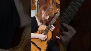 &bdquo;Spanish Romance&rdquo; (Jeux Interdits) played on this guitar made by Salvador Ib&aacute;&ntilde;ez around 1910 🥰