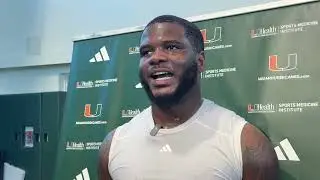 Miami Hurricanes LB Jaylin Alderman shares his progress in spring ball