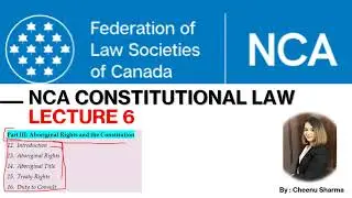 LECTURE 6:NCA CONSTITUTIONAL LAW│Course│June 17│Notes│ IRAC│Tutor│Studymaterial│CheenuSharma