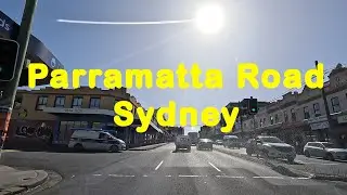 Sydney Suburbs: Parramatta Road,  Sydney, New South Wales, Australia, 4K Video