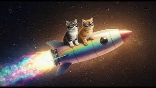 Mama Cat Builds a Rocket 🚀🐱 | Space Adventure Cartoon&rdquo;