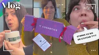 VLOG - Ep 2 - Fêtes de noël - Routine capillaire - Je goûte le caviar pour la première fois...