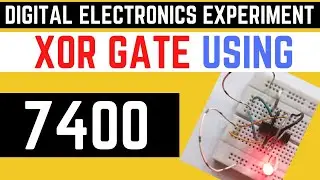 XOR using NAND Gate | How to build an XOR gate using NAND gates