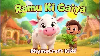 Ramu Ki Gaiya 🐄 | Hindi Rhyme for Kids | Moral Story | 3D Animation | RhymeCraft Kids
