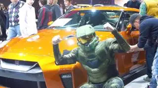 T-Rex + Master Chief take on Detroit Auto Show!!! Rally Kings