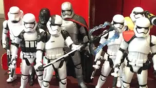 Star Wars First Order Stormtrooper Executioner & Squad Leader Black Series 3.75 action figure review