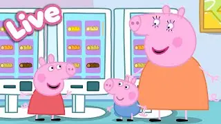 🍎 Peppa Pig Best Bites LIVE! 🐷 Peppa&rsquo;s Food & Cooking Moments |  Tales Full Episodes 24/7