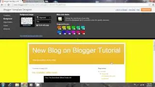 How to Upload Background Image on Blogger