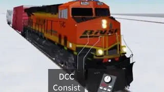 The Reading Line - Taking BNSF-Mixed-Train Into Separating Area Line