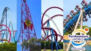 I Went To PORTAVENTURA WORLD And Rode INSANE Roller Coasters...