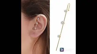 Ear Wrap Crawler Hook Earrings Designs For Girls