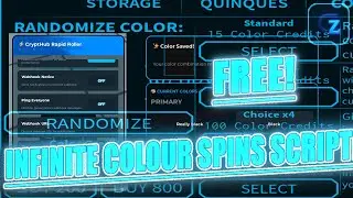 Ro-Ghoul Infinite Color Spins Script! | FREE! | GET ANY COLOUR YOU WANT!