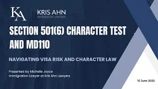 Navigating the Character Test & MD110 | How Character Issues Are Detected and Assessed?