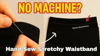 Best Hand Stretch Stitch for Stretchy Fabric | Easy Hem Repair Guide