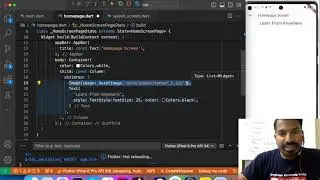 Flutter Home Screen Design Live Class 04 | Beginners/Fresher Mobile Apps | Earn Money WFH in Hindi