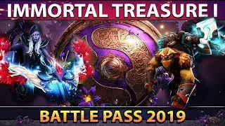Immortal Treasure I - The International Battle Pass 2019 - FULL Preview - Dota 2