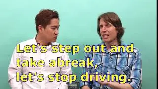 English Phrase Step Out