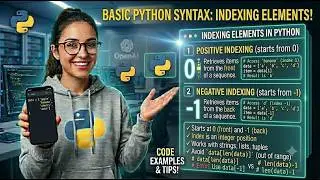 Python Indexing Made Easy (Positive & Negative Indexes)