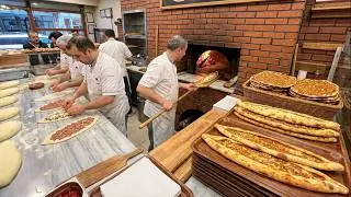 Inside a Turkish Pide Bakery | Full Traditional Process