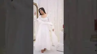 Festive Glow-Up with Elegant White Anarkali | Viral Ethnic Lookbook 2025