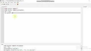 Create a Dialogue box Using Python | Tkinter Library | Easy Python Tutorials | Mudit Vij |
