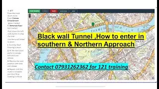 Topographical Skills Assessment Test 2020 ,Black wall Tunnel ,How to enter in southern & Northern