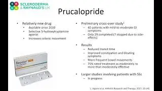Dr Elizabeth Harrison explains Prucalopride for scleroderma